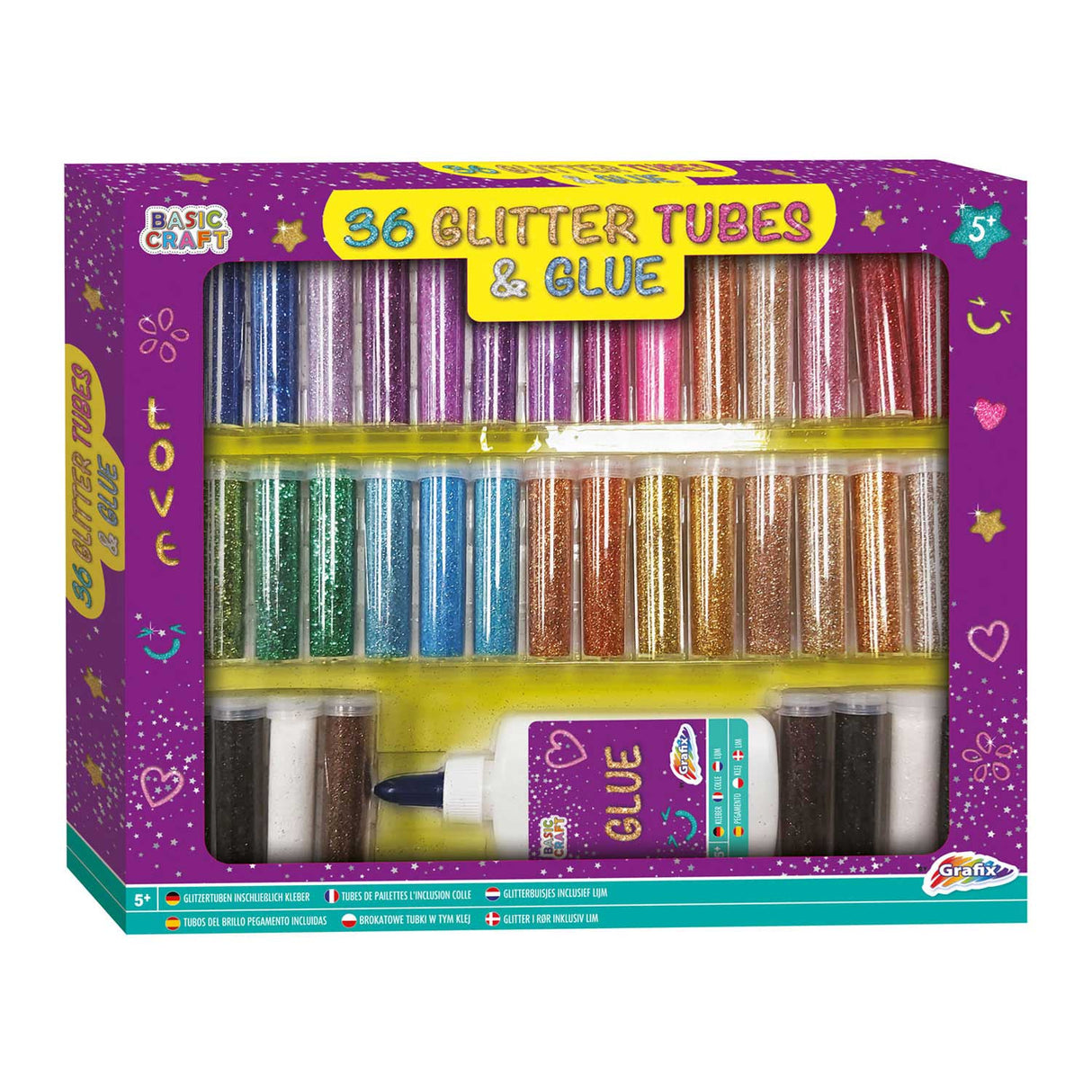 Creative Craft Group Glitterset Deluxe Set, 37dlg.