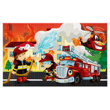 Creative craft group vloerpuzzel brandweer, 60st.