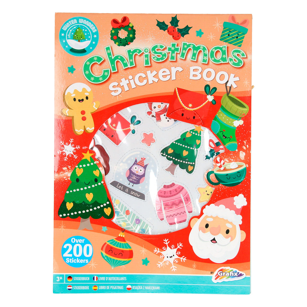 Creative Craft Group XMAS Stickerboek A4, 8 Vellen