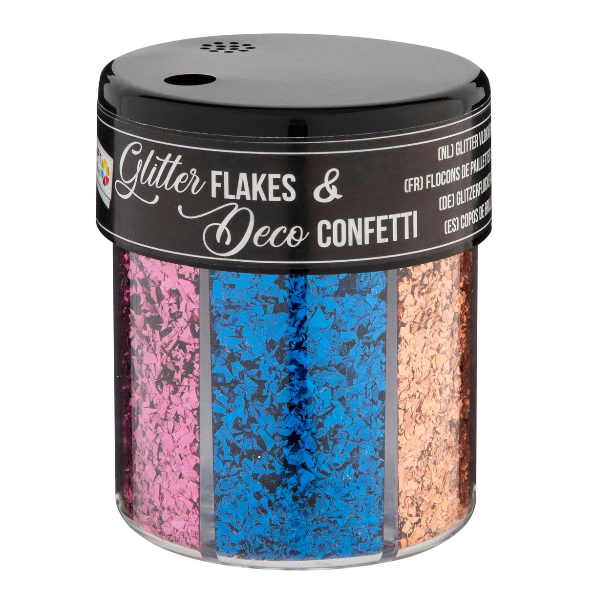 Creative Craft Group Decoratie Confetti in Pot, 6 Kleuren