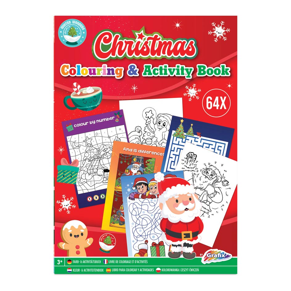 Grafix Kerst Kleuren Activiteitenboek A4