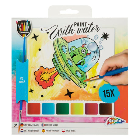 Creative craft group verven met water - ruimte