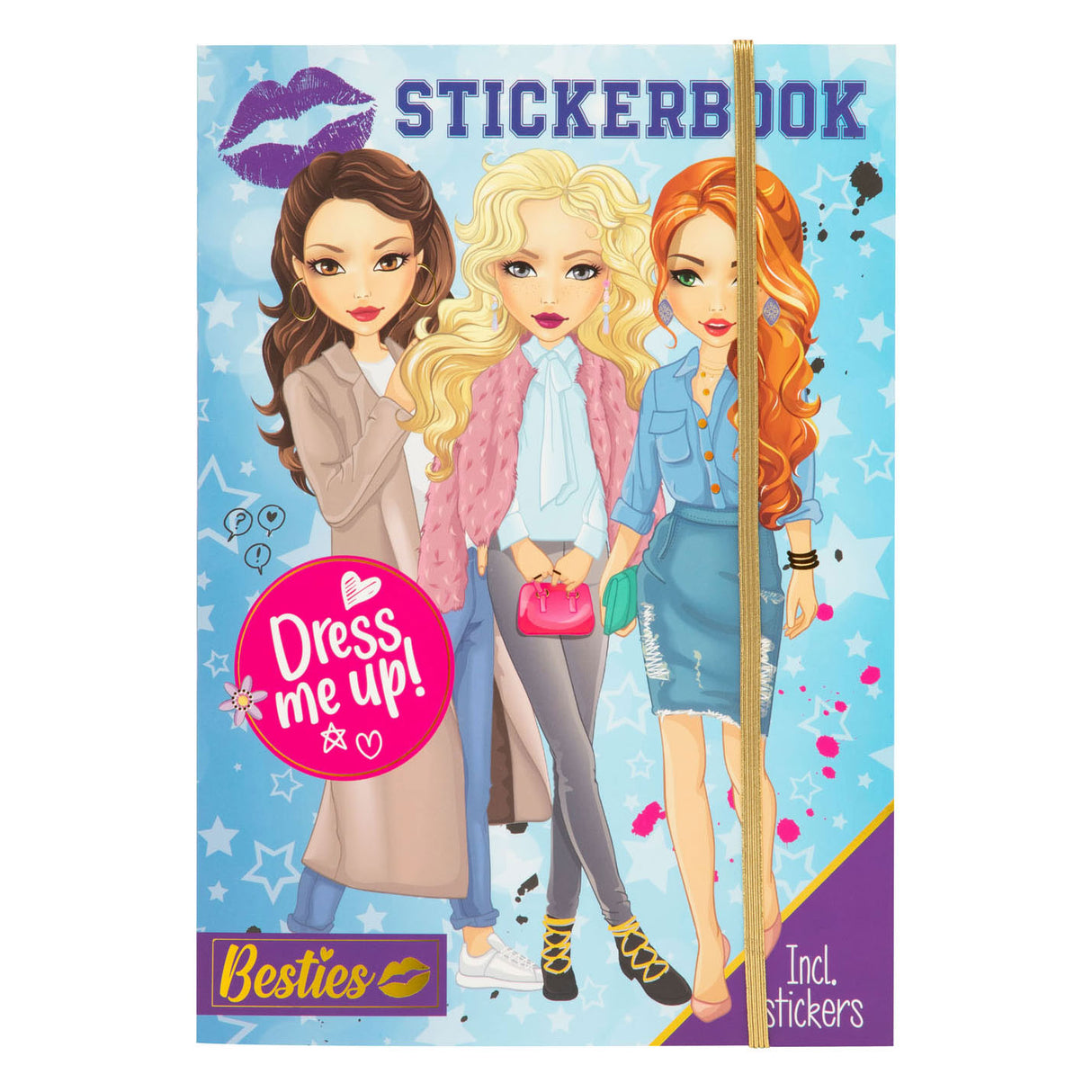 Creative craft group besties dress me up stickerboek