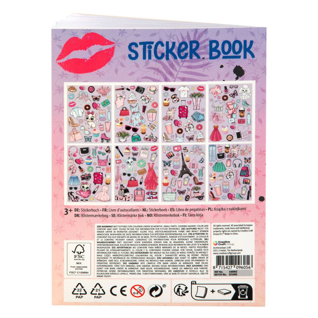 Creative craft group besties stickerboek