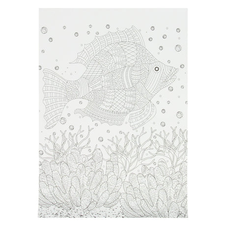 Creative craft group kleuren op nummer met 5 kleurpotloden