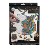 Merkloos sans marque houten puzzel met tijgerfiguur - 130 stukjes