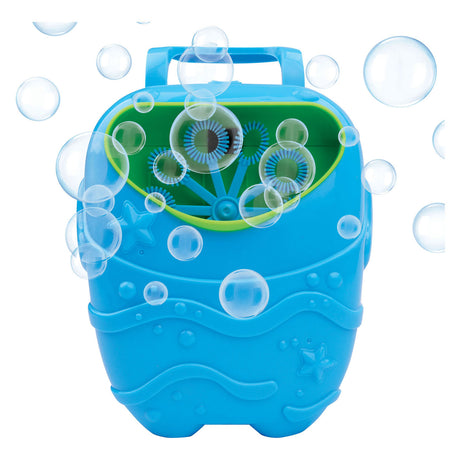 Grafix bubble machine - draagbare bellenblaasmachine voor kinderen met bubble solution inbegrepen - honderden bubbels in verschillende maten en vormen - geschikt voor 5 jaar en ouder - perfect voor feestjes en buitenplezier