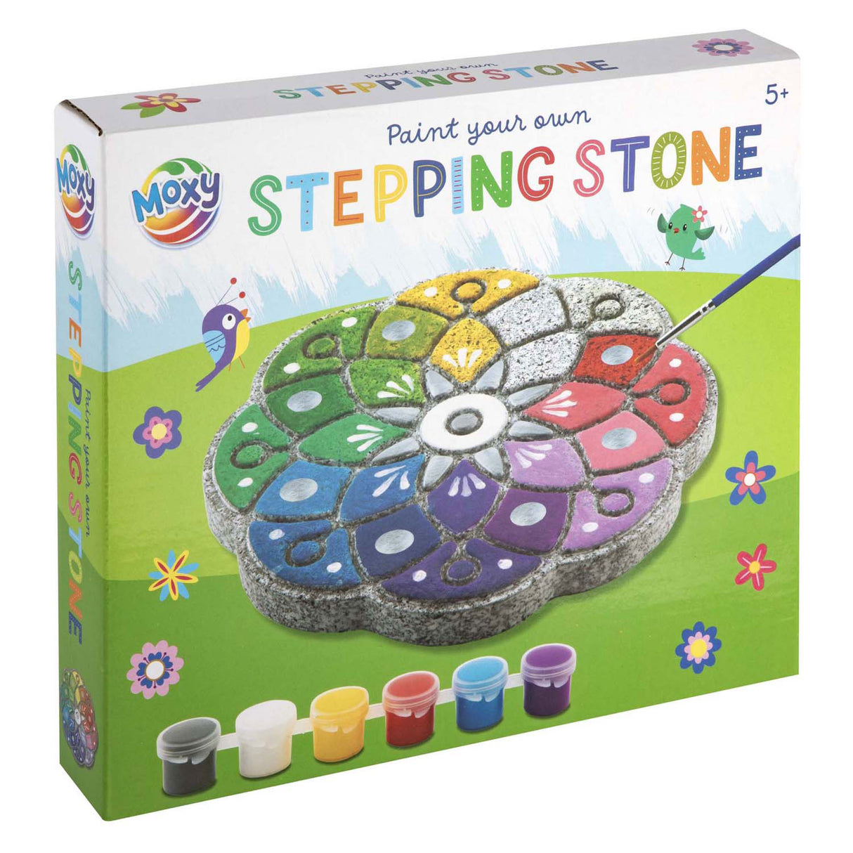 Creative craft group schilder je eigen stepping stone