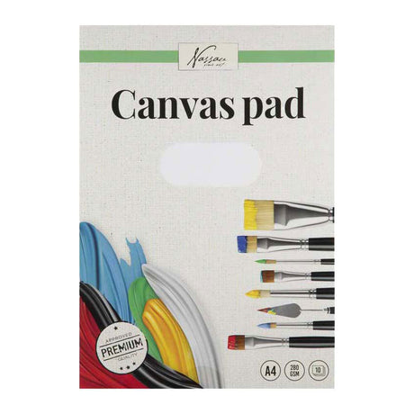 Creative craft group nassau canvasblok a4 - 10 vellen