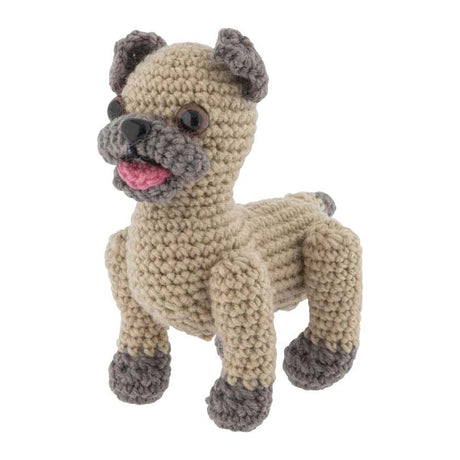Creative craft group haakpakket bulldog - incl. naald en draad