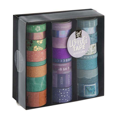 Creative craft group washi tape 3m - 24st.