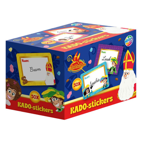 Creative craft group club van sinterklaas stickers op rol