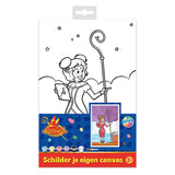 Creative craft group club van sinterklaas canvas a4