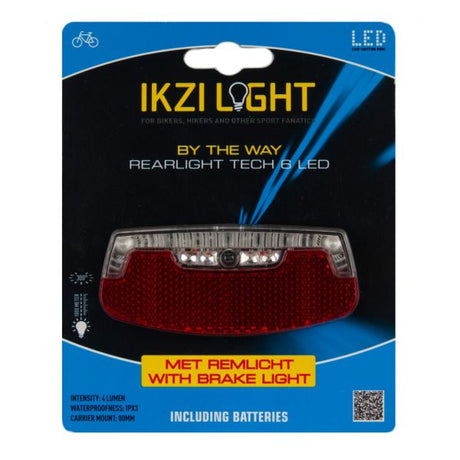 Ikzi achterlicht 6-led auto + remlicht by the way batterij