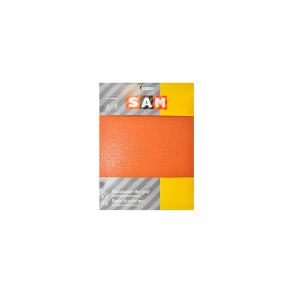 Sam professional schuurpapier droog middel grof 3 vel.