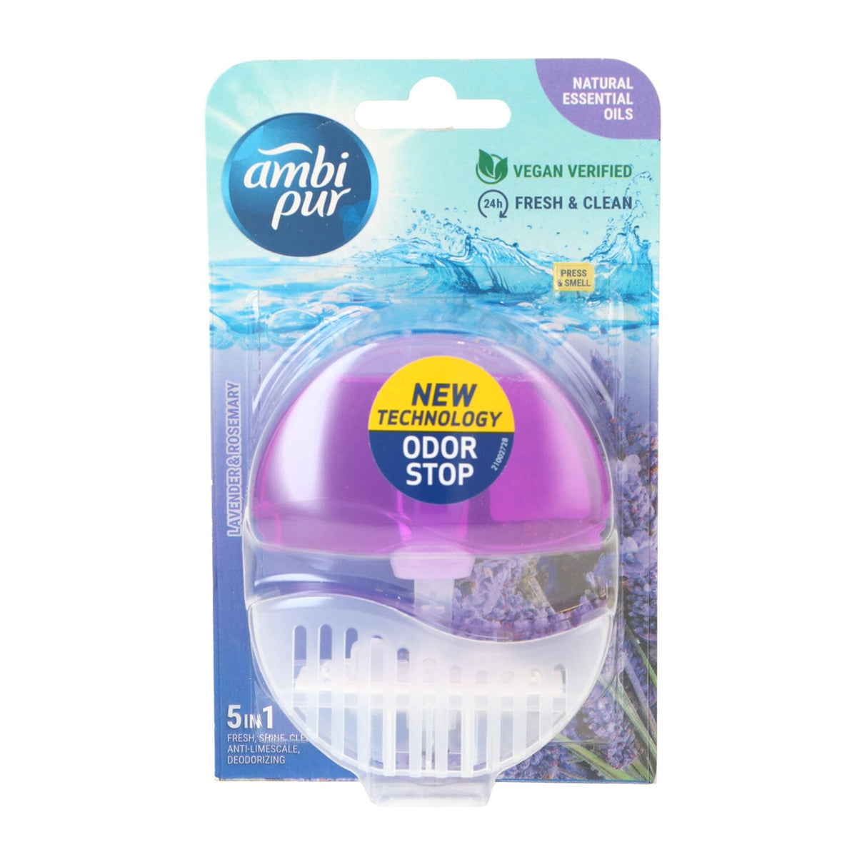 Ambi pur toiletblok 55ml starter 5in1 lavender rosemary