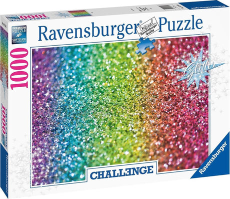 Ravensburger puzzel glitter - legpuzzel - 1000 stukjes challenge