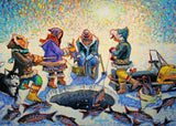 Ravensburger puzzel ijsvissen 1000st