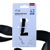 Matin riem de luxe recht neoprene 43 mm m-6753h