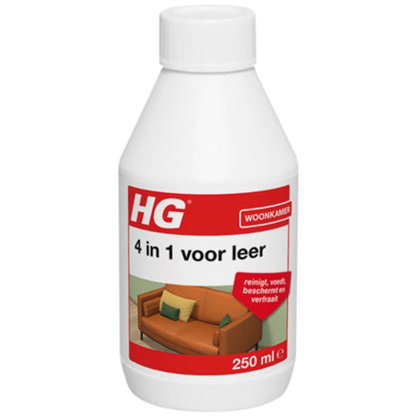 Hg 4 in 1 voor leer | reinigt, voedt, beschermt en onderhoudt leer 250ml