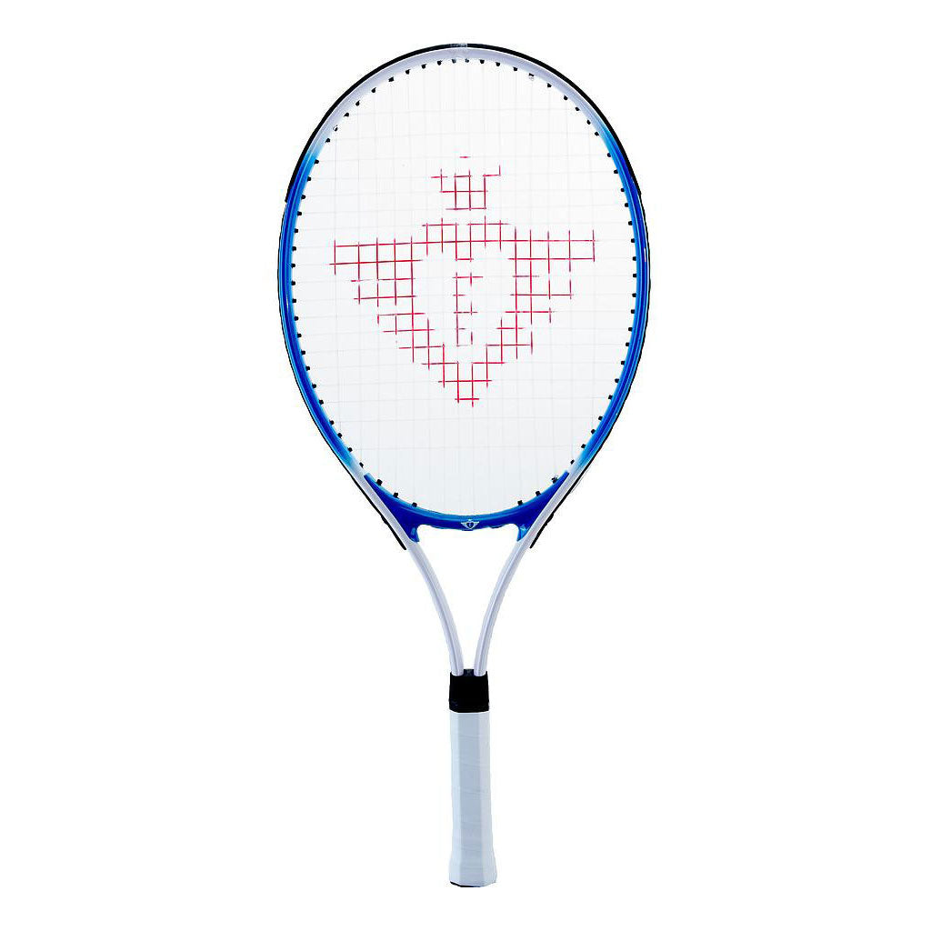 Tennisracket met Hoes en 2 Ballen Blauw