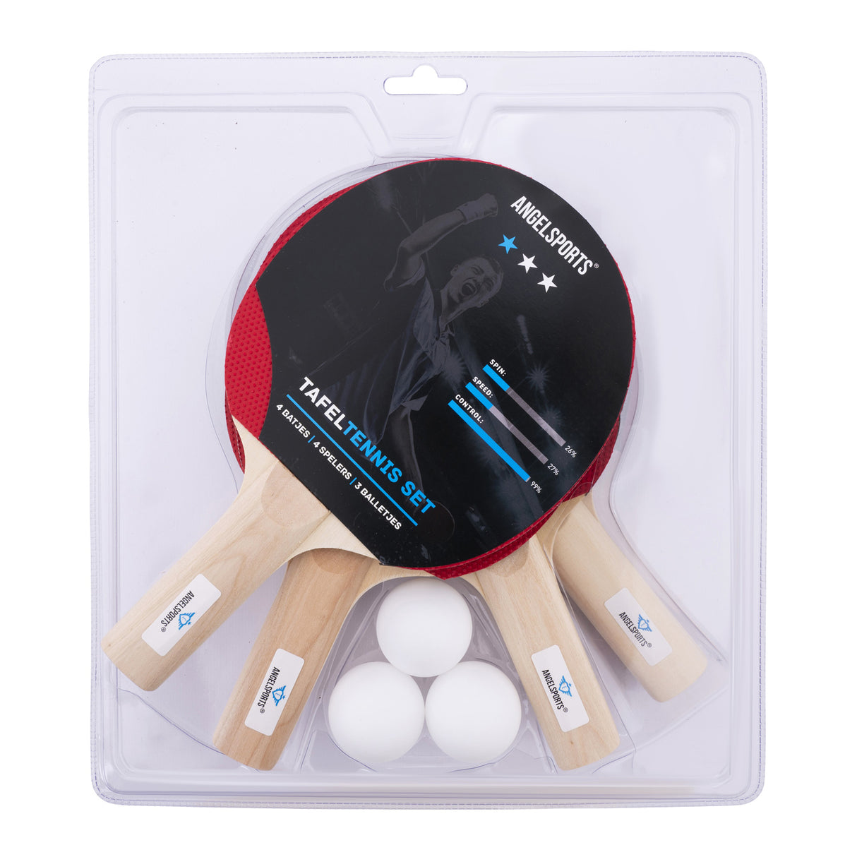 Tafeltennisset 1 ster, 7dlg.