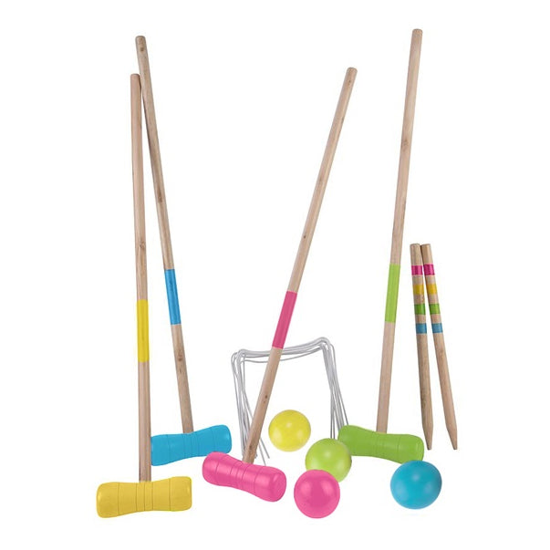 Houten Croquet Set voor 4 spelers