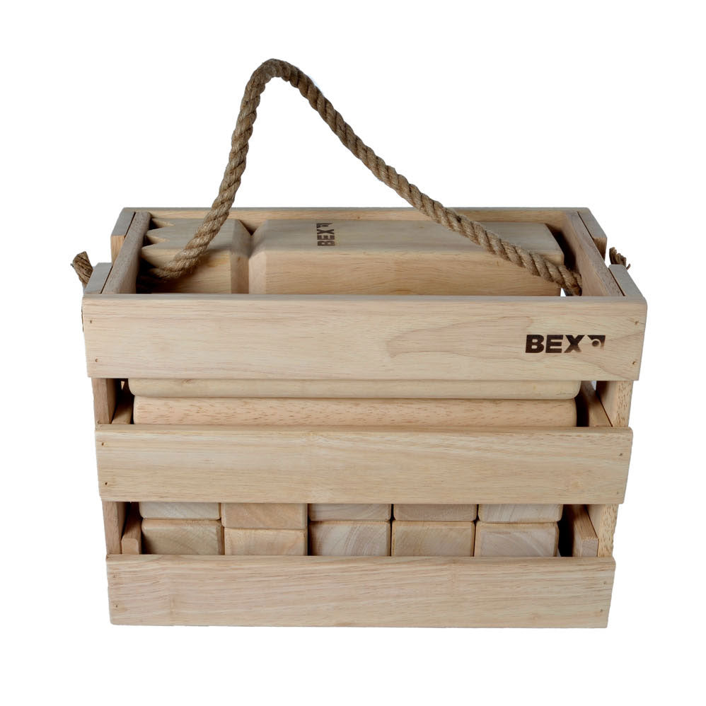 Bex kubb in houten kist