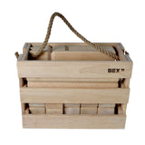 Bex kubb in houten kist