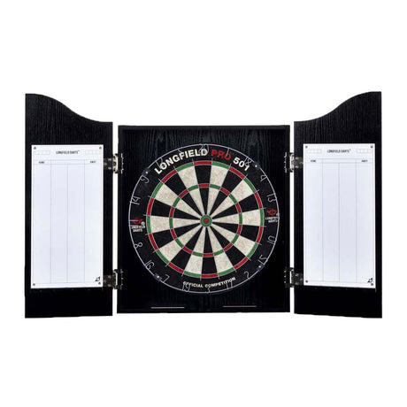 Engelhart houten cabinet met sisal dartbord incl. dartset