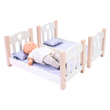 Longfield poppen stapelbed grijs wit