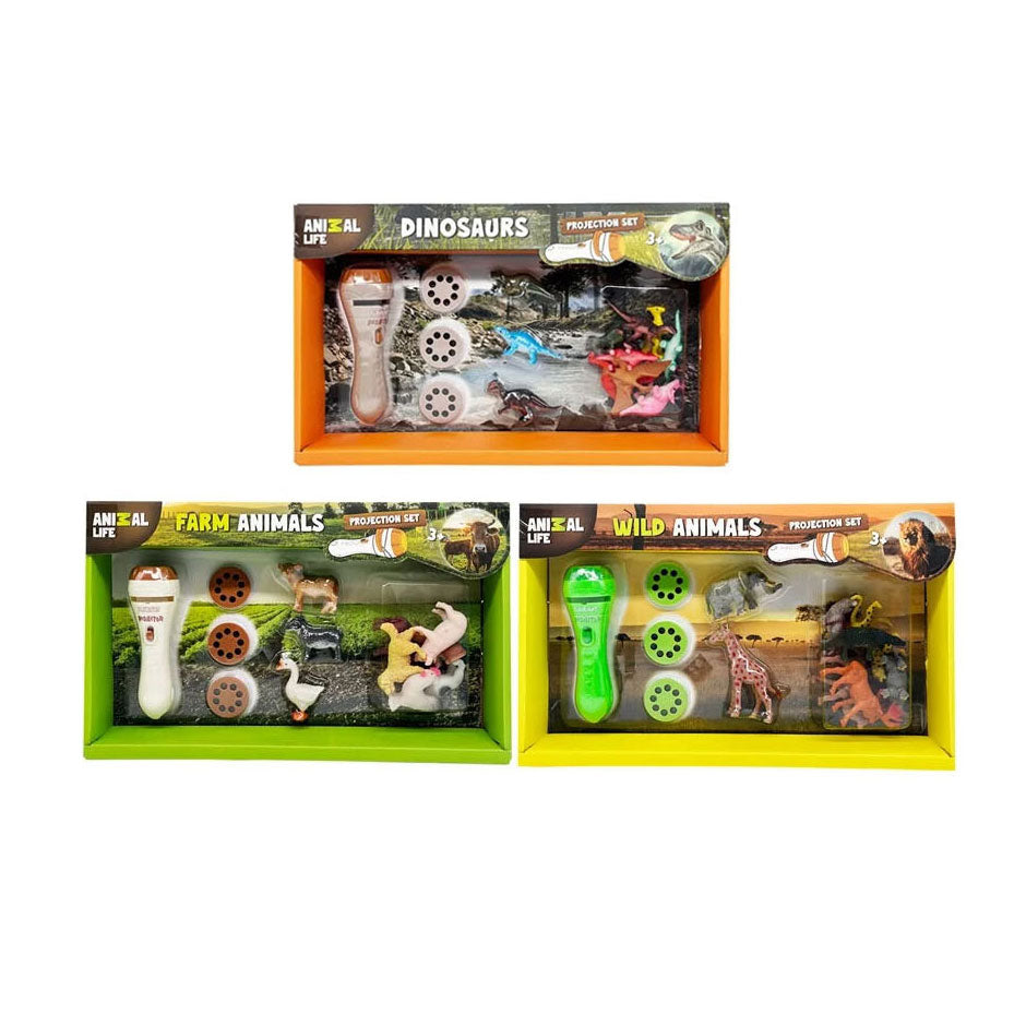 Animal life projectorset met dieren