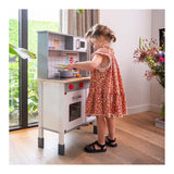 Houten keukentje met accessoires