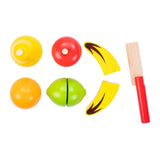Houten snijset fruit