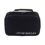 Jeu de boules set in tas