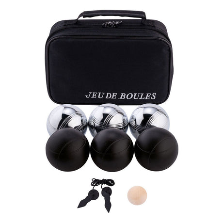 Jeu de boules set in tas