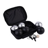 Jeu de boules set in tas