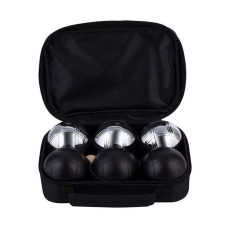 Jeu de boules set in tas