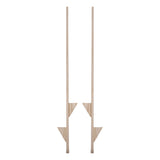 Stelten hout blank - 170cm