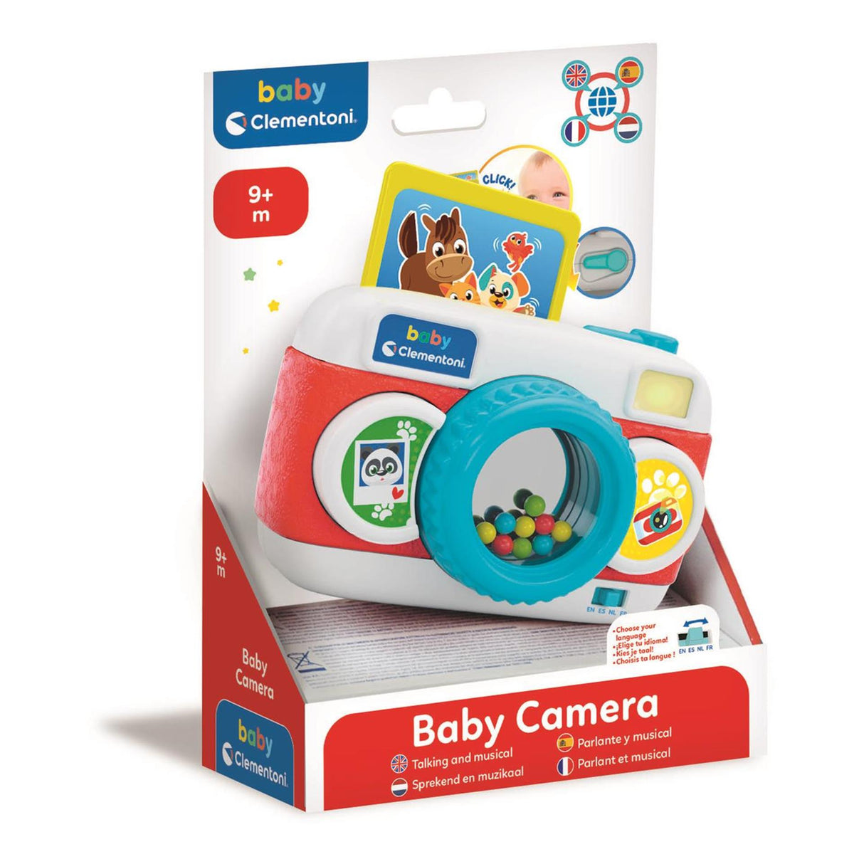 Clementoni baby sprekende en muzikale camera