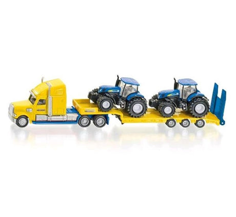 Siku 1805 vrachtwagen met new holland tractoren