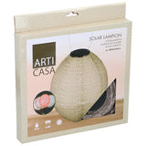 Lampion solar led ovaal 4 assorti | 2 stuks