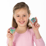 Totum knutselset stenen versieren met zeester incl. 350+ strass steentjes - rock starfish cadeautip creatief speelgoed meisjes en jongens vanaf 5 jaar knutselen