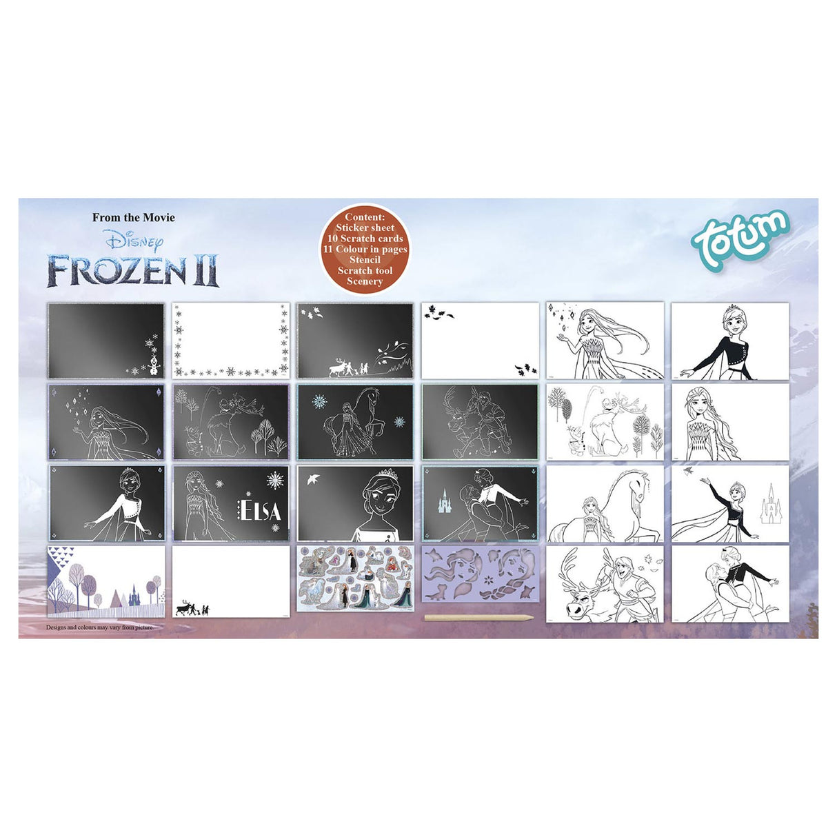 Totum Disney Frozen - Scratchboek