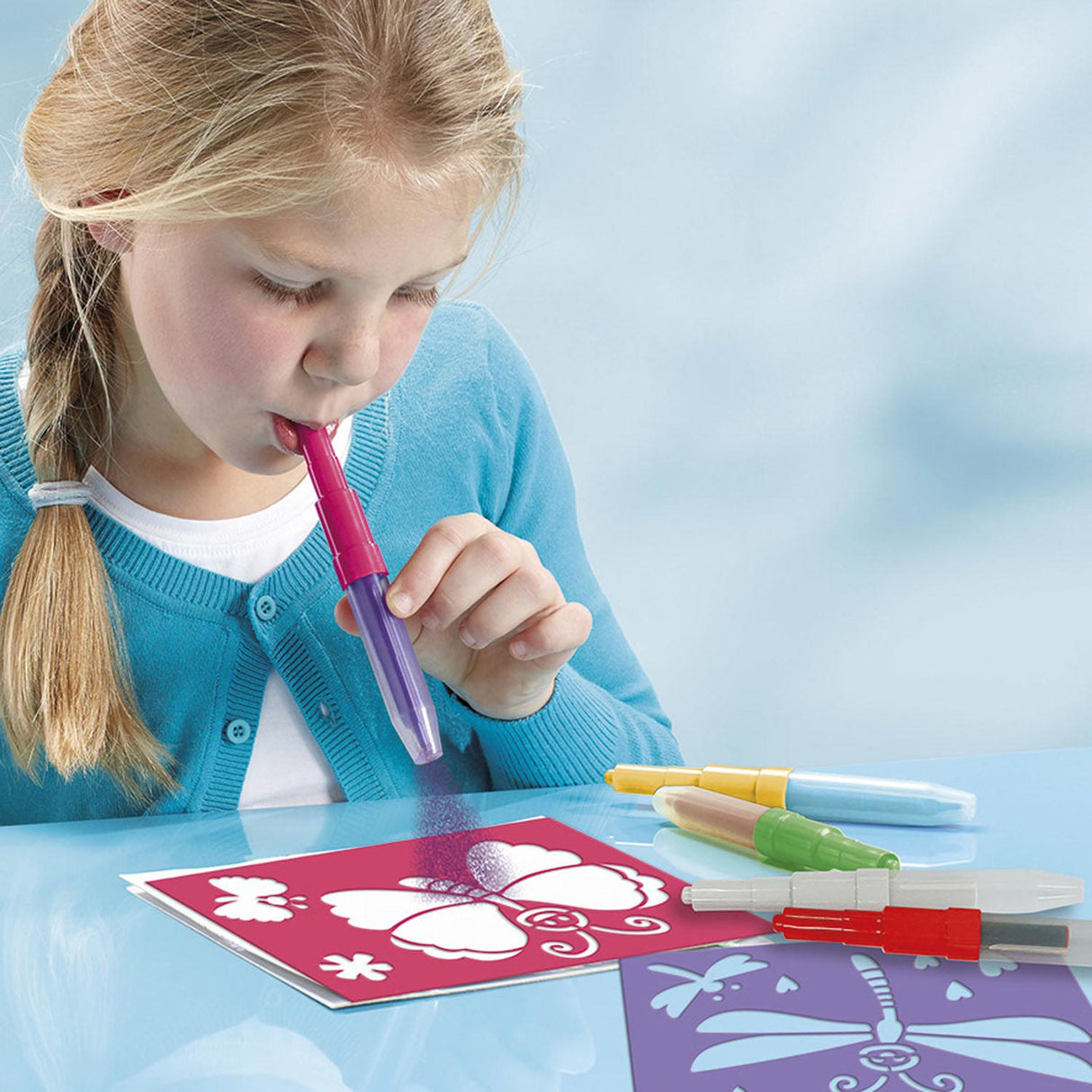Totum magische blaaspennen set