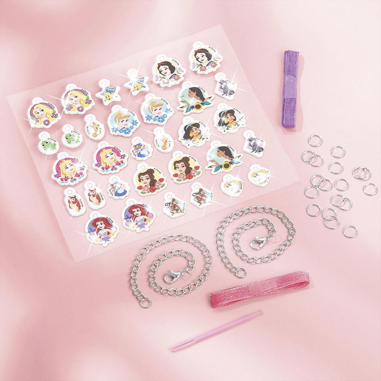 Totum disney princess - puffy bedelarmbandjes