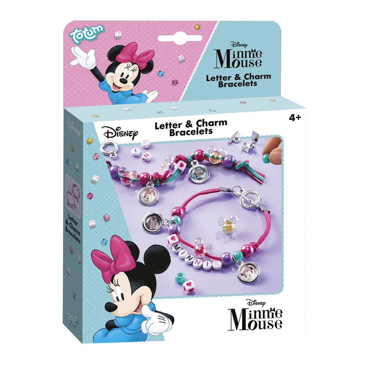 Totum Minnie Mouse Letter Charm Armbandjes