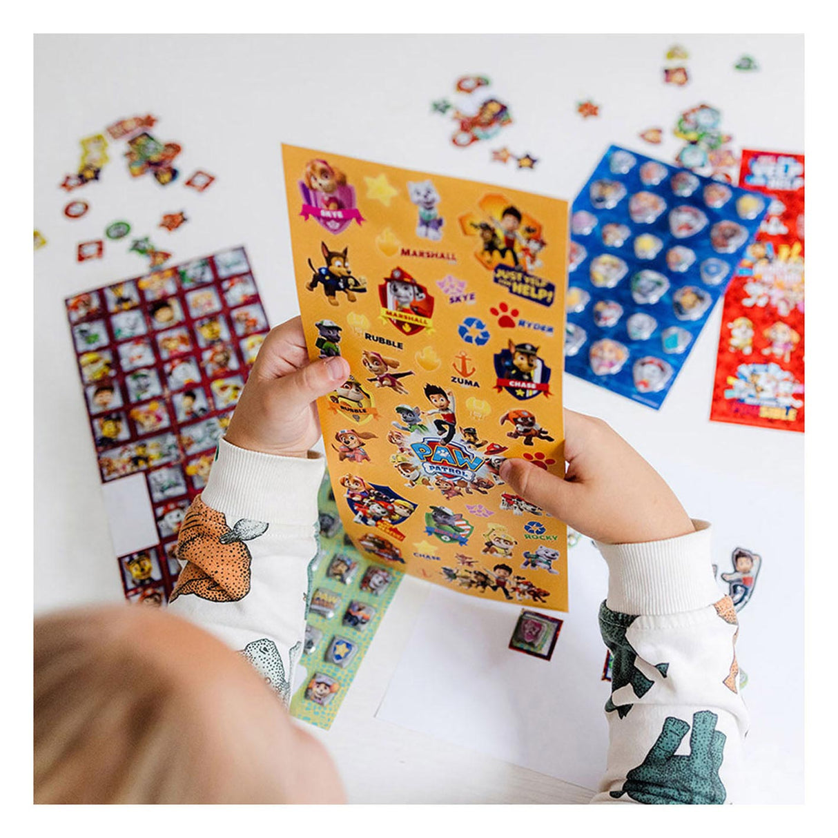 Totum super stickerset - paw patrol
