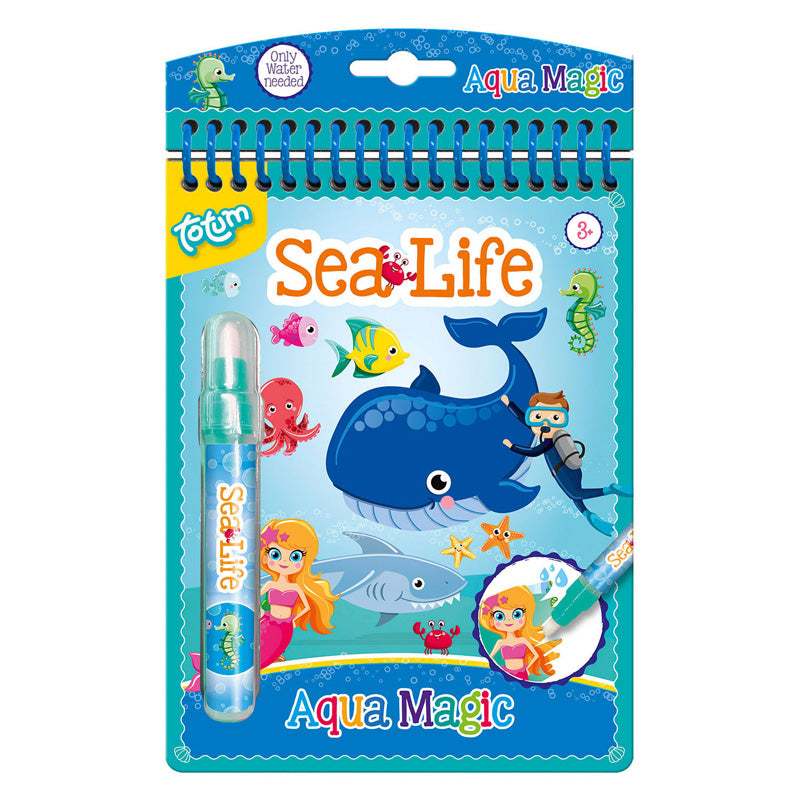 Totum aqua sealife water kleurboek