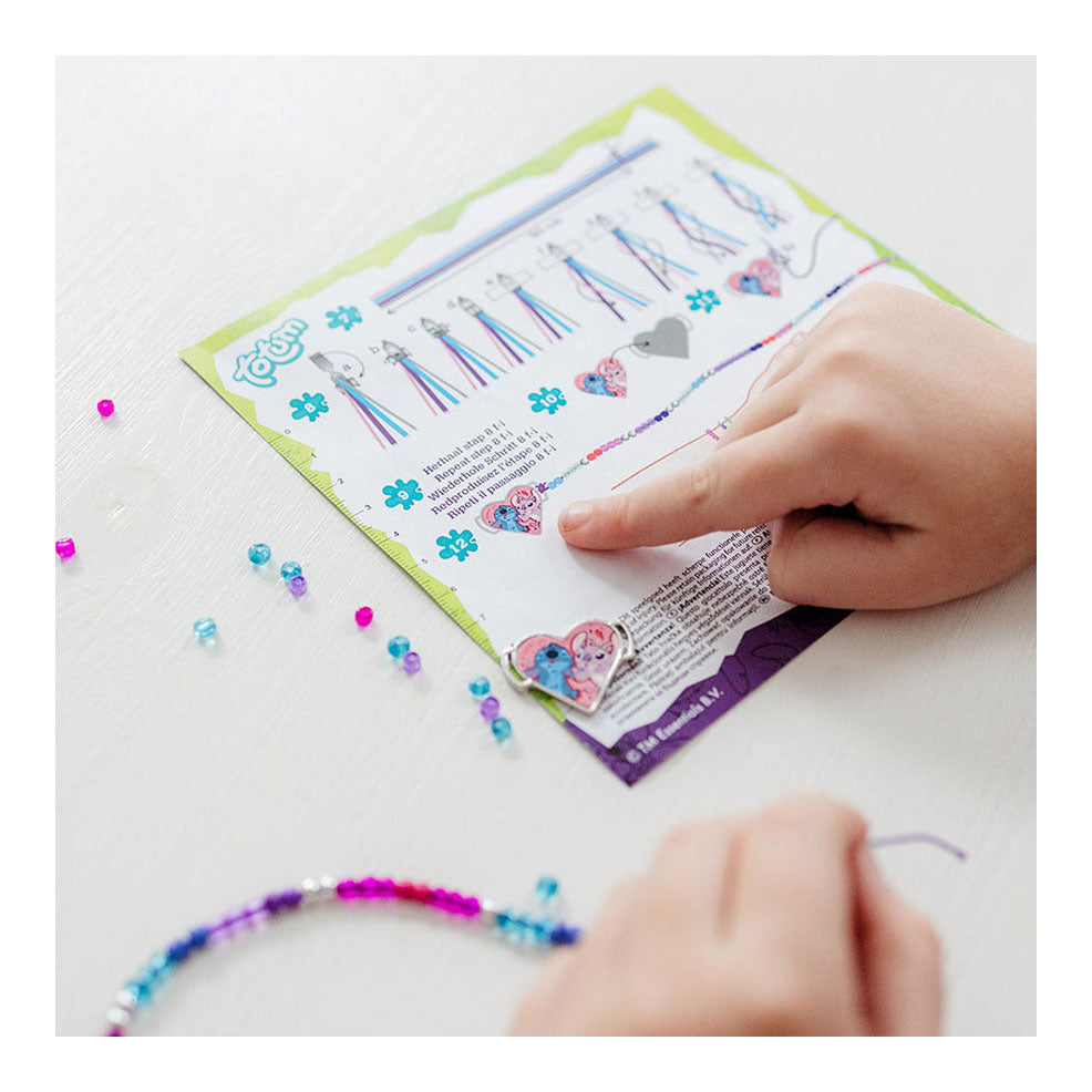 Totum stitch bedelarmbanden maken | 2 stuks